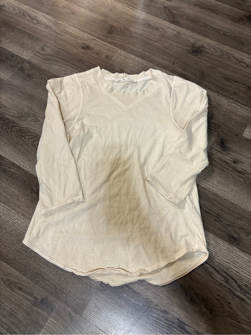 Women’s Cream Lightweight Long Sleeve Top